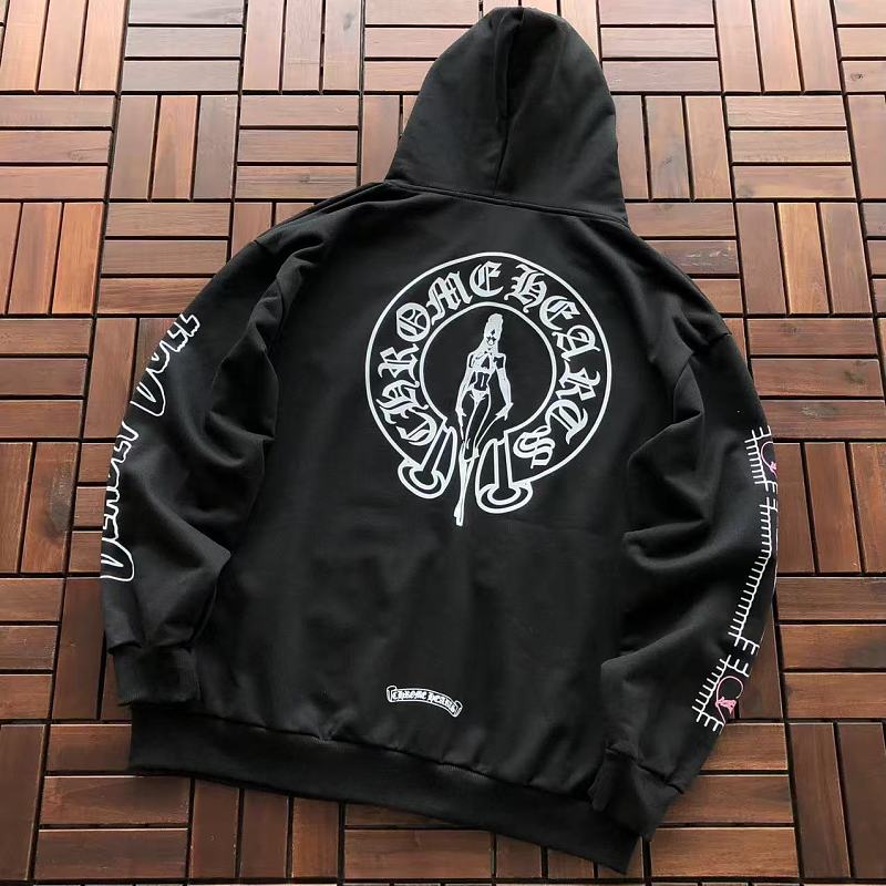 CHROME HEARTS HOODIE 77090710 (im 185CM 70KG iwear size M in the photo)