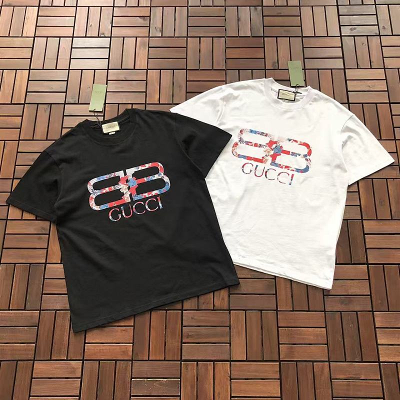 GUCCI & BALENCIAGA T-SHIRT 55031734 (im 176CM 58KG iwear size M in the photo)