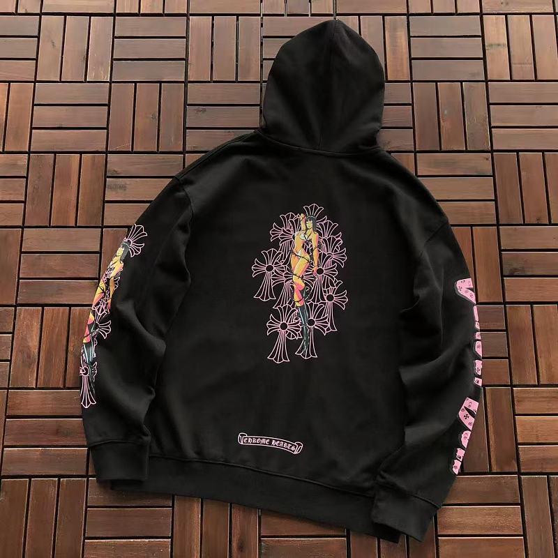 CHROME HEARTS HOODIE 66082627 (im 180CM 68KG iwear size L in the photo)