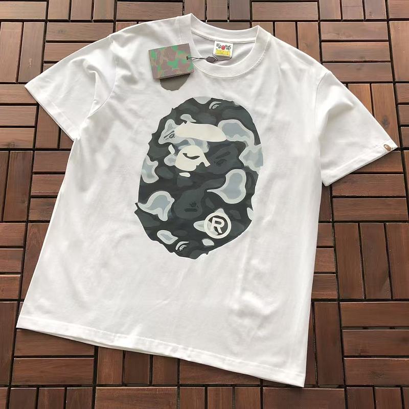 BAPE T-SHIRT 77072148 (im 185CM 70KG iwear size L in the photo)