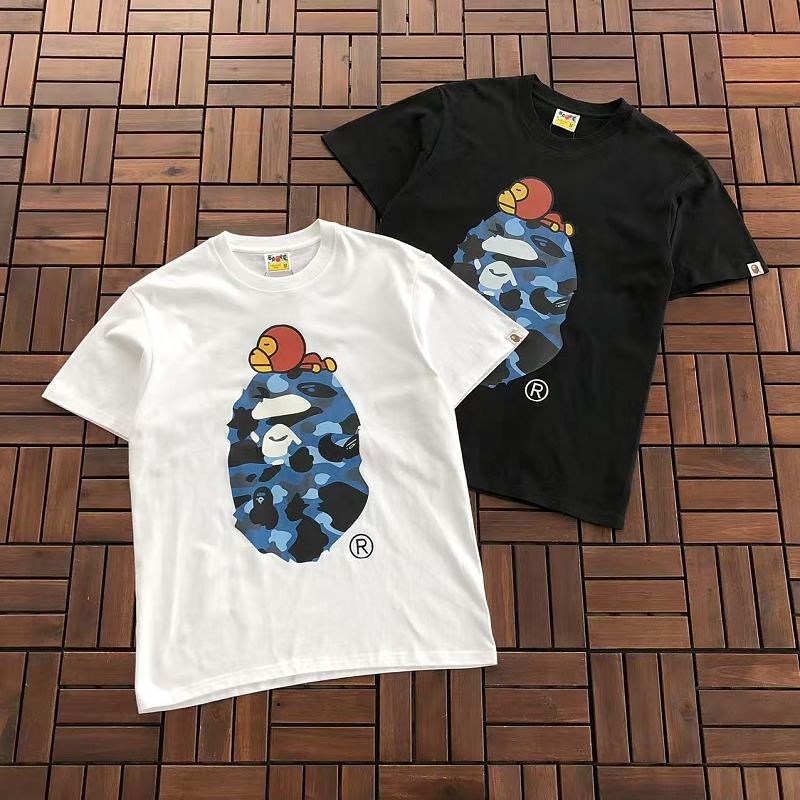 BAPE T-SHIRT 77071505 (im 180CM 68KG iwear size M in the photo)