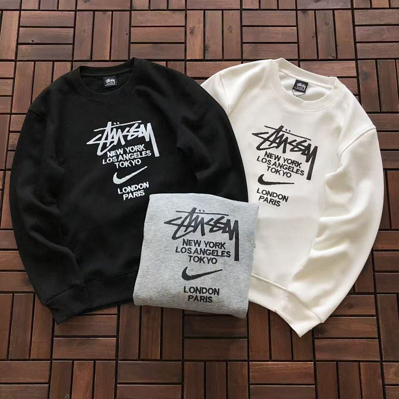 STUSSY & NIKE SWEATER FLEECE 22112630 (im 176CM 58KG iwear size M in the photo)