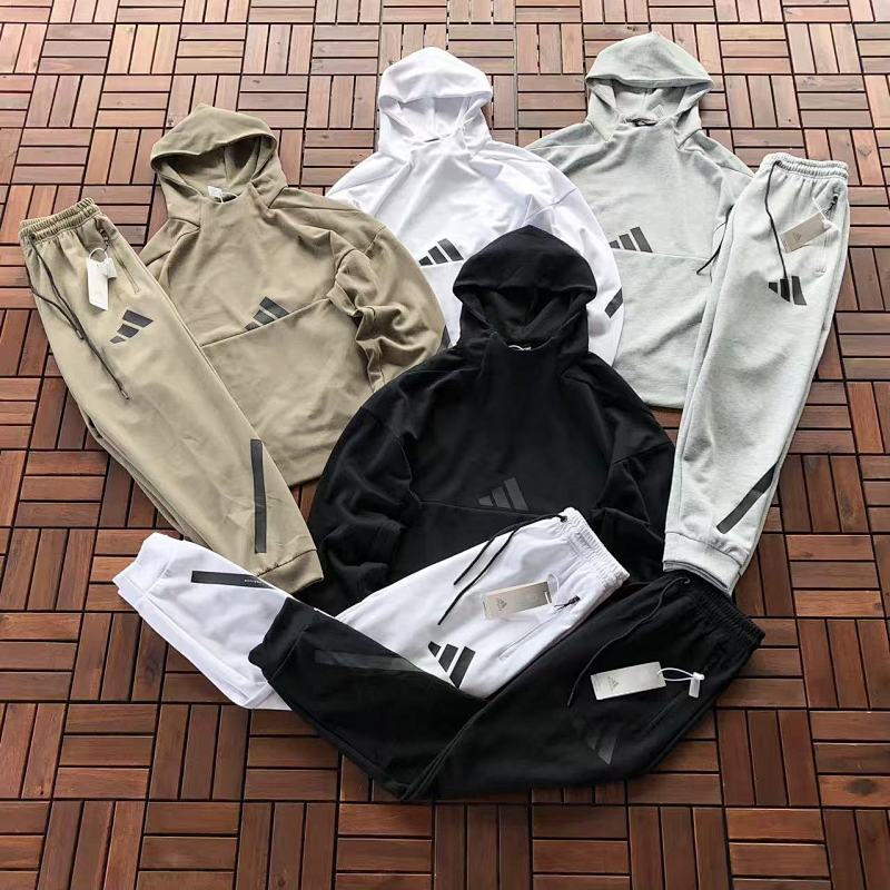 TOP PANTS ADIDAS HOODIE TROUSERS 22110231 (im 176CM 58KG iwear size M in the photo)