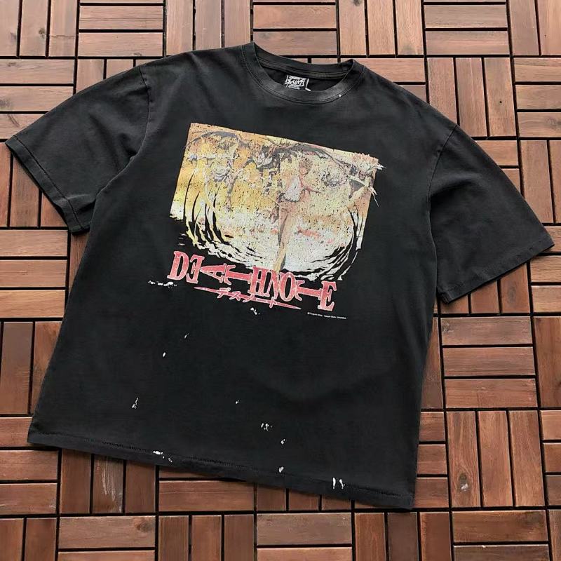SAINT MICHAEL T-SHIRT 77041231 (im 180CM 68KG iwear size M in the photo)