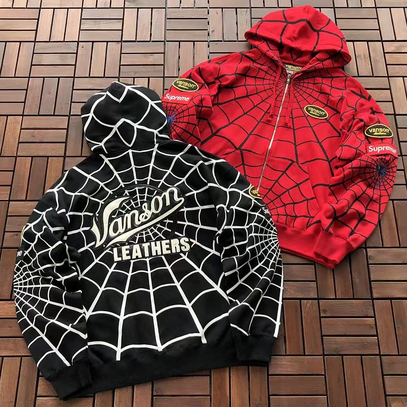 SUPREME & VANSON LEATHE HOODIE 88070115 (im 185CM 80KG iwear size M in the photo)
