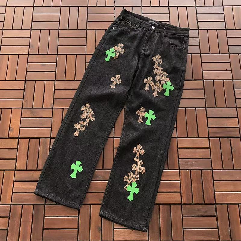 CHROME HEARTS JEANS 77042735 (im 185CM 70KG iwear size L in the photo)