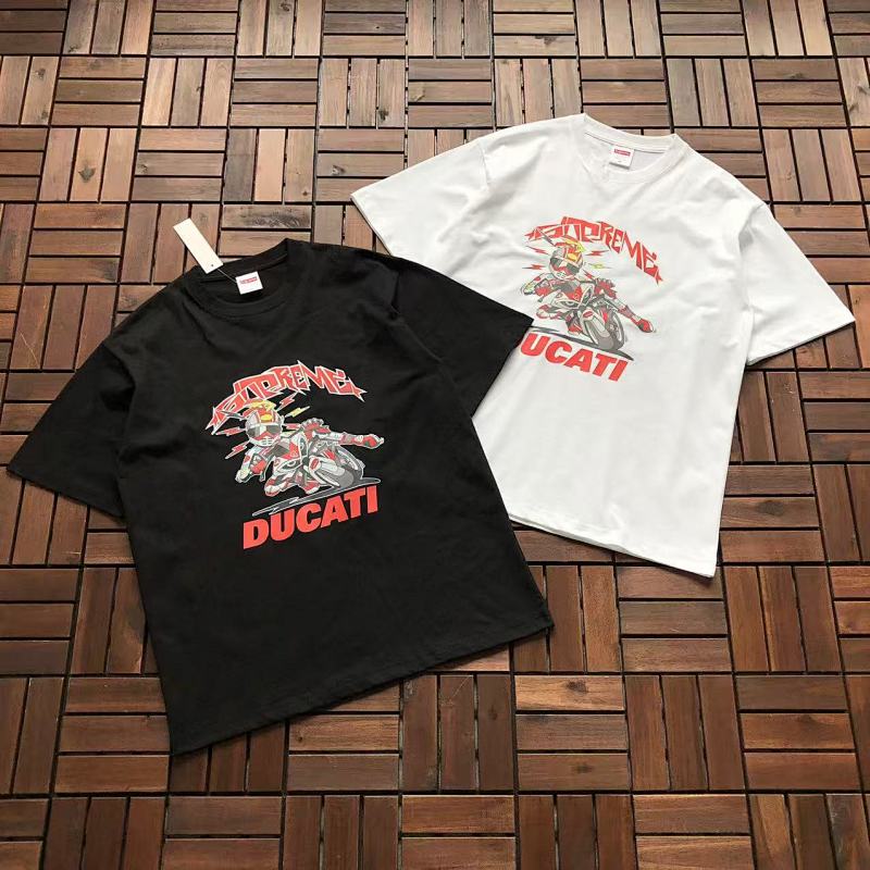 SUPREME & DUCATI T-SHIRT 55040263 (im 180CM 68KG iwear size M in the photo)