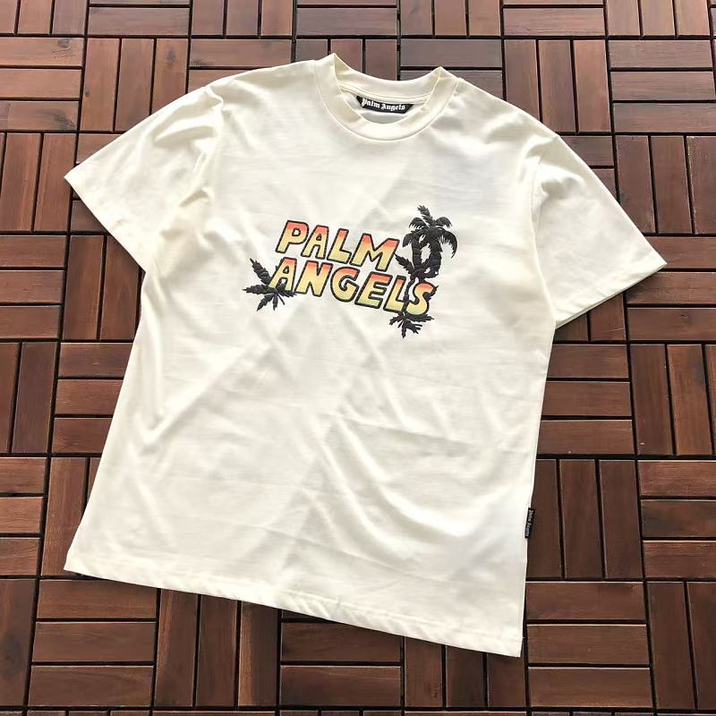 PALM ANGELS T-SHIRT 55050636 (im 185CM 70KG iwear size M in the photo)