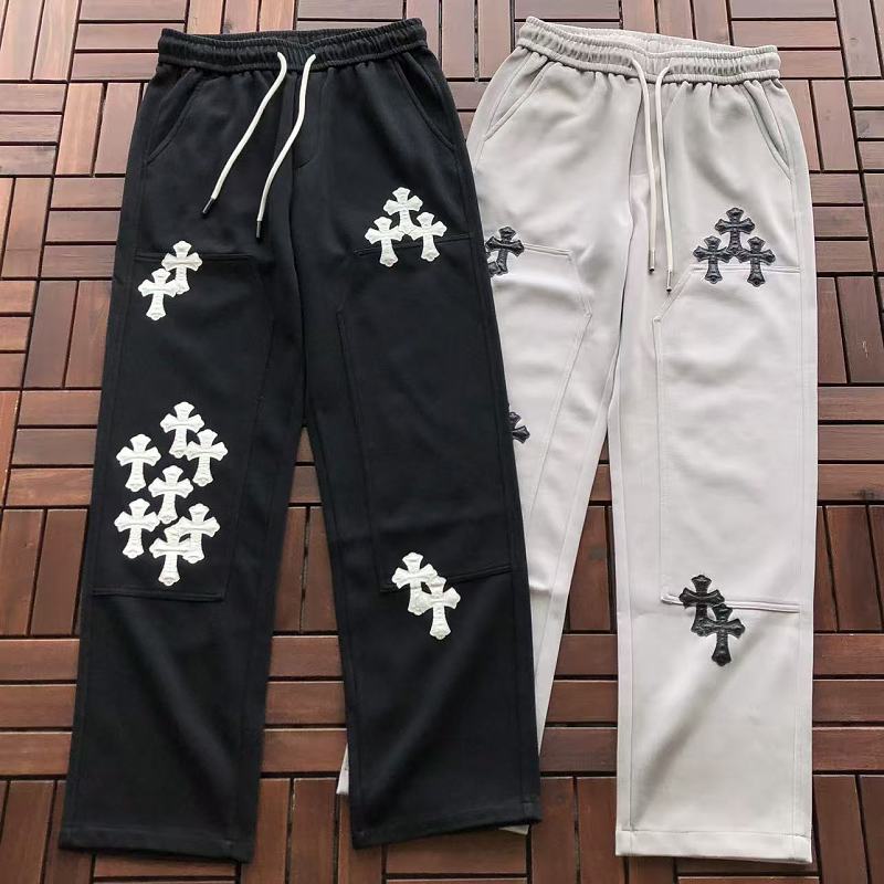 CHROME HEARTS TROUSERS 77082825 (im 185CM 70KG iwear size M in the photo)