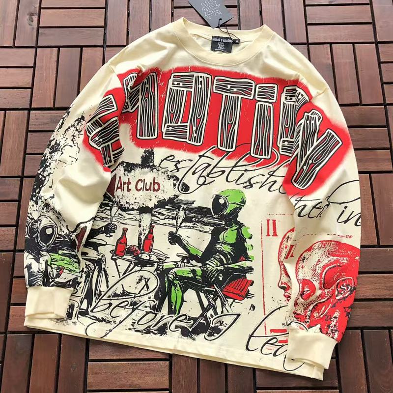MIXED EMOTION LONG-SLEEVE 11101204 (im 180CM 68KG iwear size S in the photo)