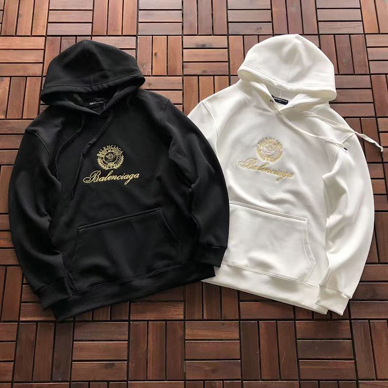 BALENCIAGA HOODIE FLEECE 22112107 (im 176CM 58KG iwear size L in the photo)