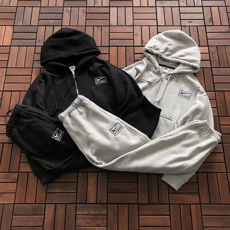 TOP PANTS NIKE& STUSSY HOODIE TROUSERS FLEECE 44112709