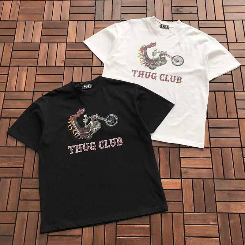 THUG CLUB T-SHIRT 55011317 (im 185CM 70KG iwear size 1 in the photo)