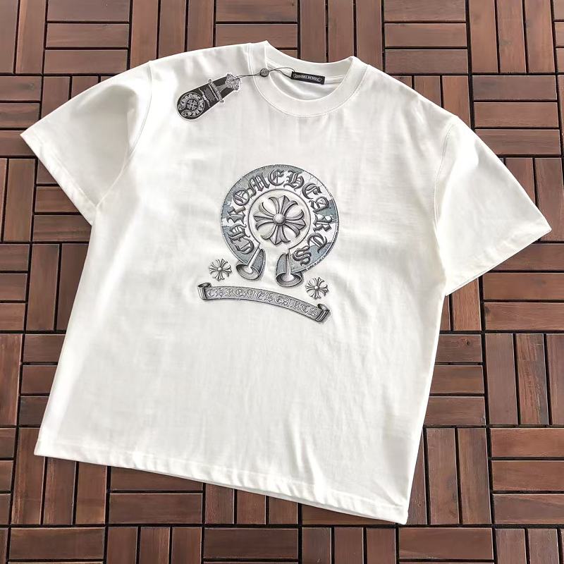 CHROME HEARTS T-SHIRT 55080415 (im 185CM 80KG iwear size M in the photo)