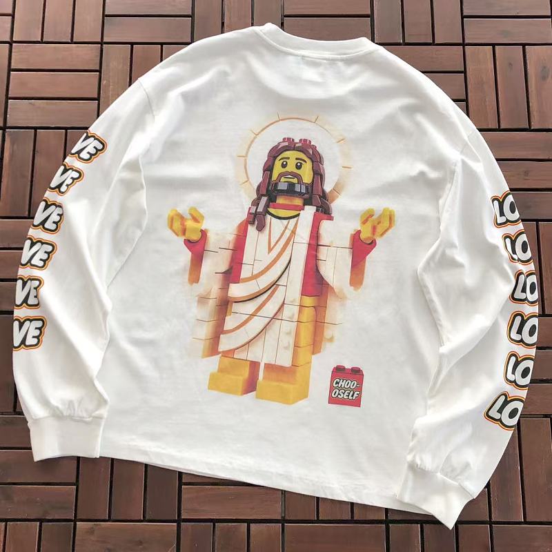 SAINT MICHAEL LONG-SLEEVE 55071663 (im 185CM 80KG iwear size S in the photo)