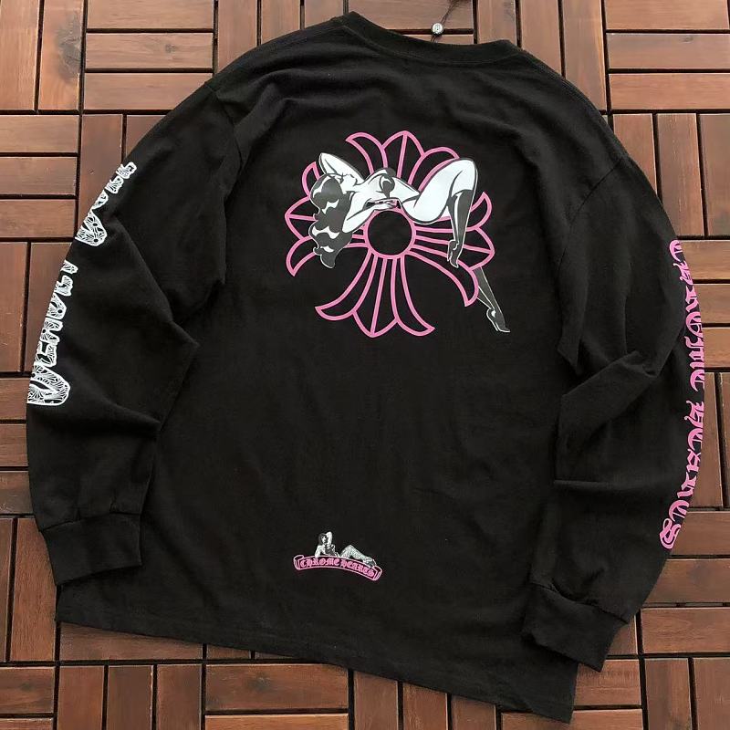 CHROME HEARTS LONG-SLEEVE 77071418 (im 185CM 70KG iwear size M in the photo)