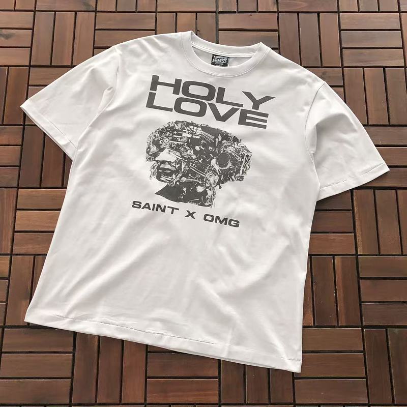 SAINT MICHAEL T-SHIRT 77042719 (im 185CM 70KG iwear size M in the photo)