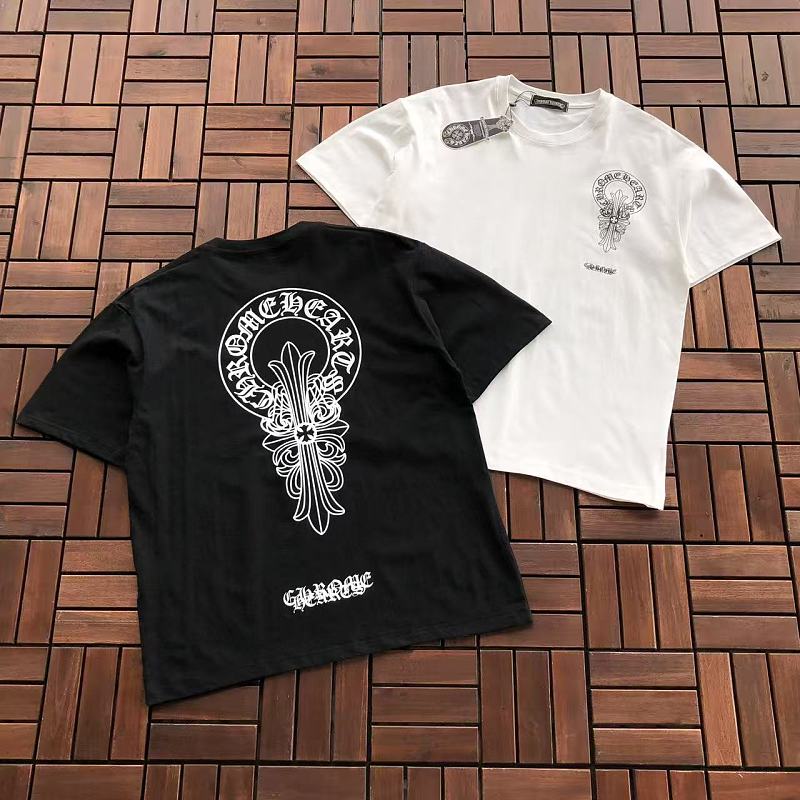 CHROME HEARTS T-SHIRT 77070101 (im 185CM 80KG iwear size M in the photo)