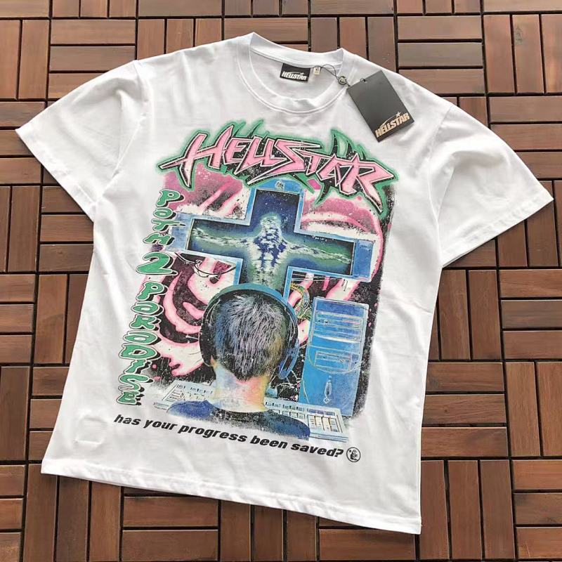 HELLSTAR T-SHIRT 66030421 (im 176CM 58KG iwear size L in the photo)