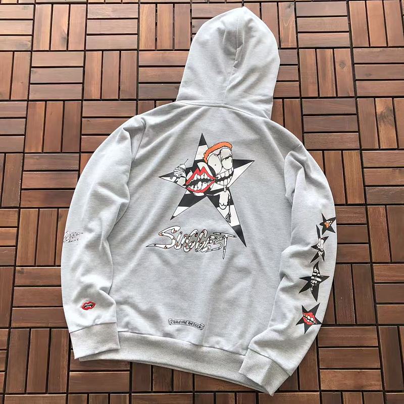 CHROME HEARTS HOODIE 33120513 (im 176CM 58KG iwear size M in the photo)