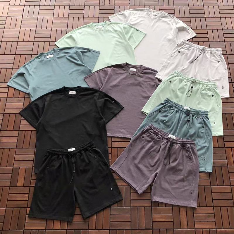 TOP PANTS STONE ISLAND T-SHIRT SHORTS 55030155