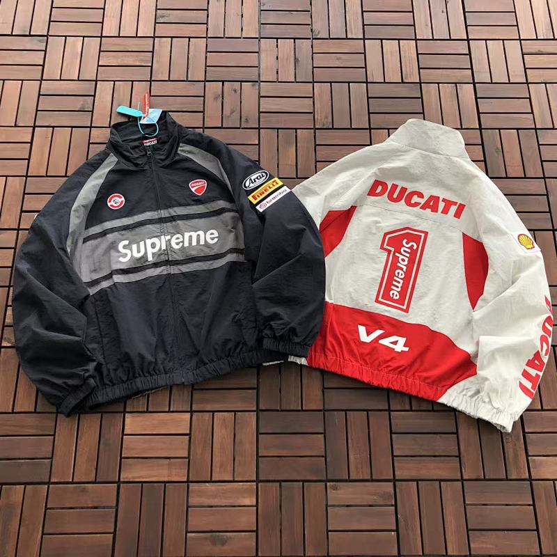 SUPREME & DUCATI JACKET 44122911 (im 185CM 80KG iwear size S in the photo)