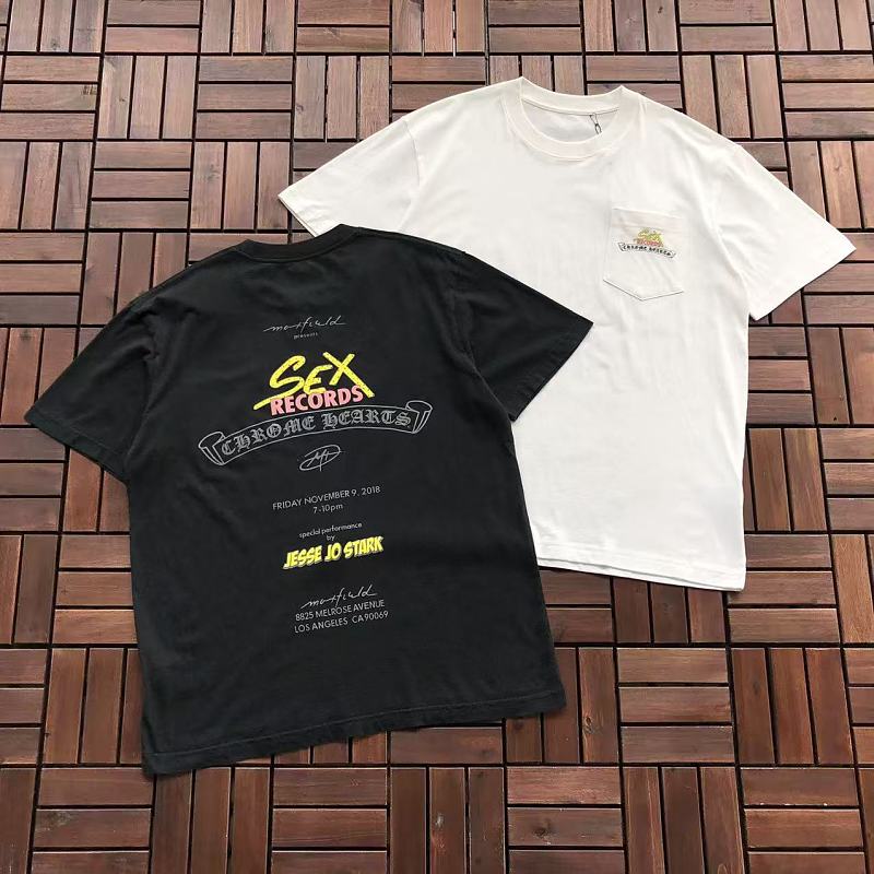 CHROME HEARTS T-SHIRT 55051448 (im 185CM 80KG iwear size M in the photo)