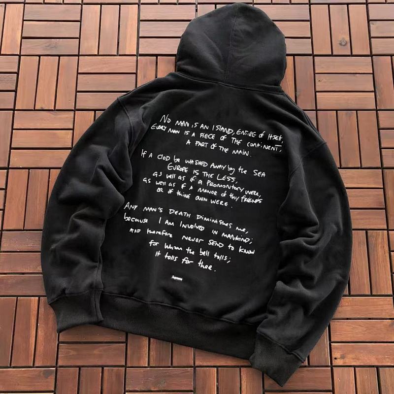 CORTEIZ & SUPREME HOODIE FLEECE 33121944 (im 176CM 58KG iwear size S in the photo)