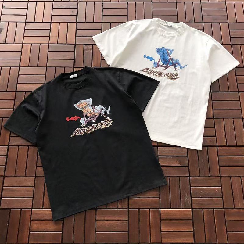 BURBERRY T-SHIRT 77070510 (im 185CM 70KG iwear size L in the photo)