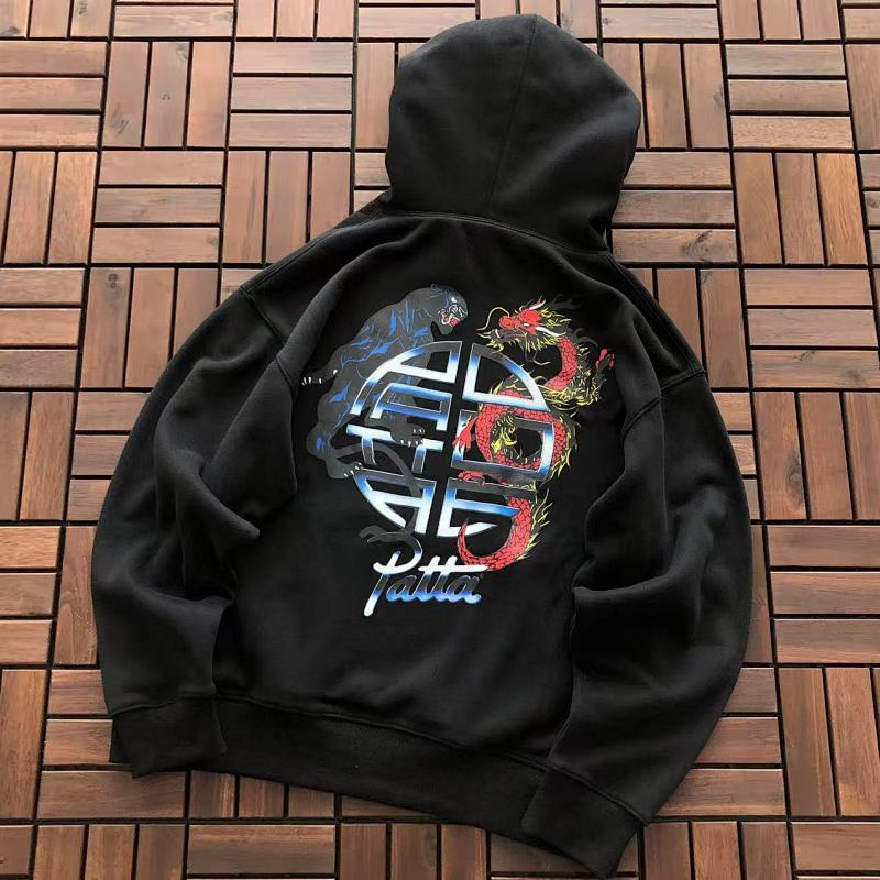 PATTA HOODIE FLEECE 33112314 (im 176CM 58KG iwear size M in the photo)