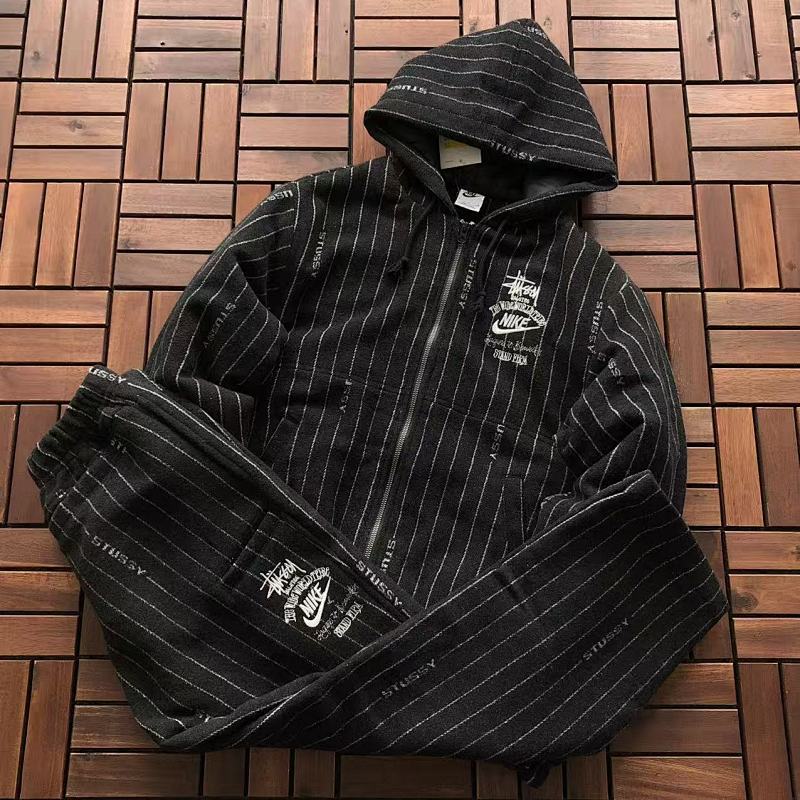 TOP PANTS STUSSY & NIKE COTTON JACKET TROUSERS 44112704