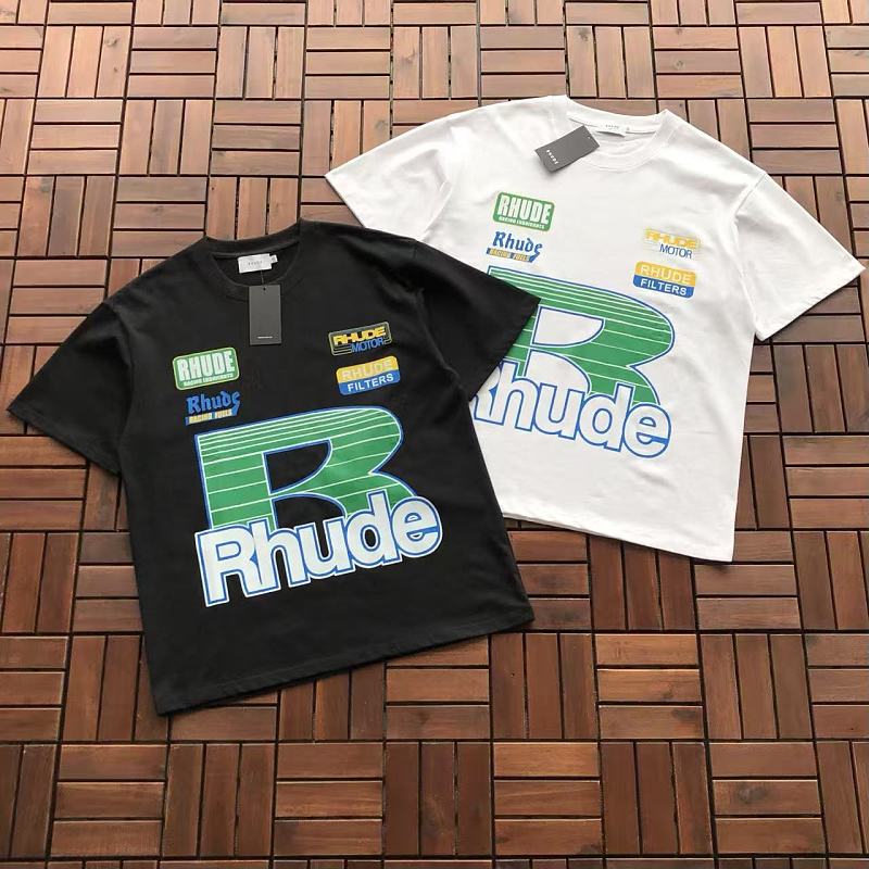 RHUDE T-SHIRT 55042838 (im 185CM 70KG iwear size S in the photo)