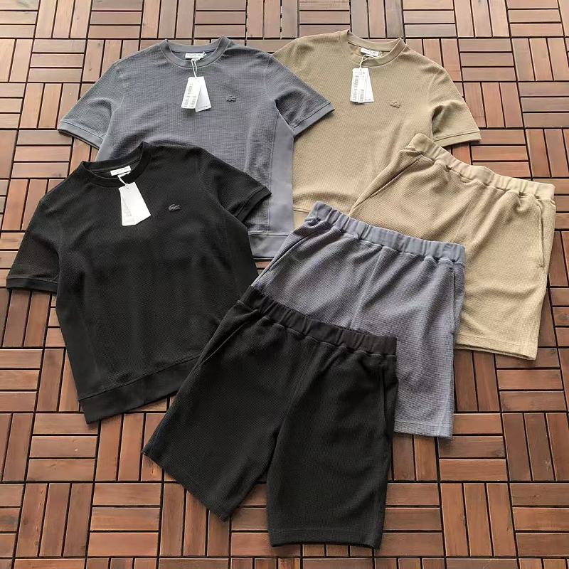 TOP PANTS LACOSTE T-SHIRT SHORTS 66041201 (im 185CM 80KG iwear size S in the photo)