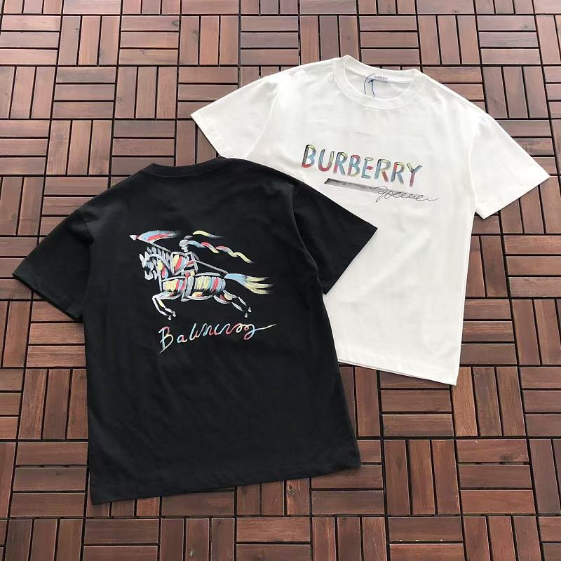 BURBERRY T-SHIRT 55060851 (im 185CM 80KG iwear size L in the photo)