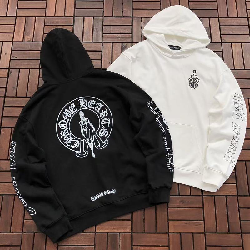 CHROME HEARTS HOODIE 66081203 (im 185CM 70KG iwear size L in the photo)