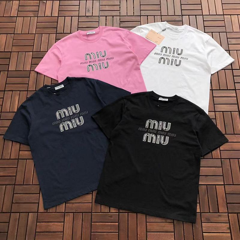 MIU MIU T-SHIRT 77011273 (im 176CM 58KG iwear size L in the photo)