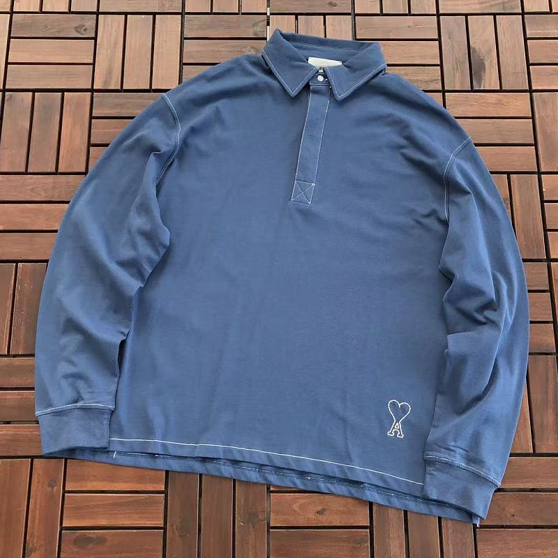 AMI LONG-SLEEVE 88080618 (im 185CM 70KG iwear size M in the photo)