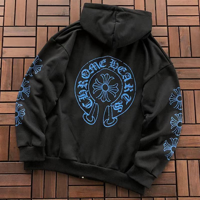 CHROME HEARTS HOODIE 77022716 (im 185CM 80KG iwear size M in the photo)