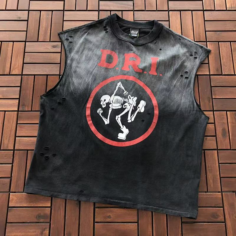 SAINT MICHAEL VEST 11120825 (im 185CM 70KG iwear size L in the photo)