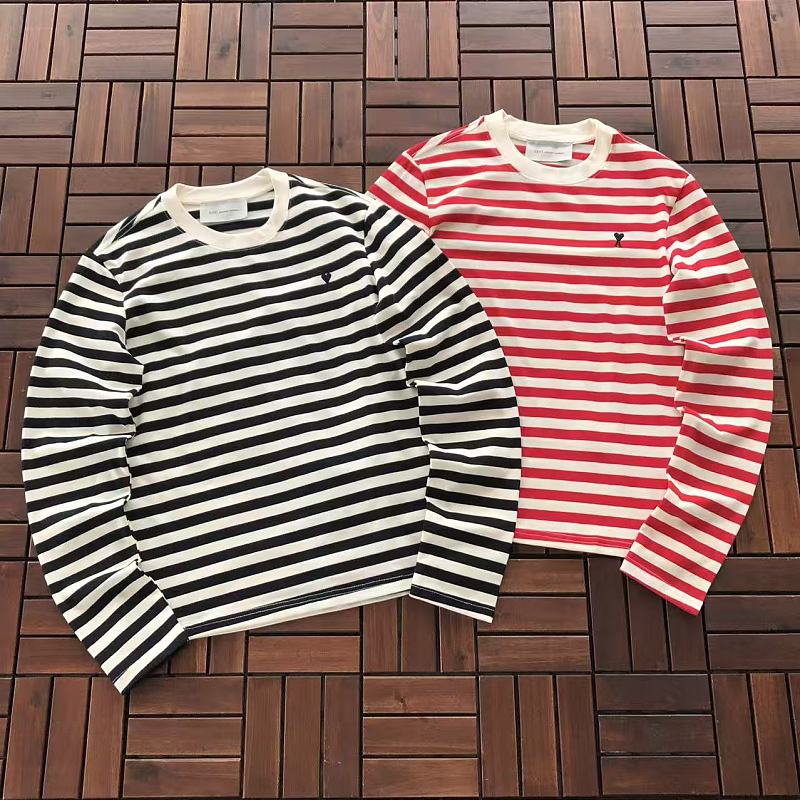 AMI LONG-SLEEVE 55082449 (im 185CM 70KG iwear size S in the photo)