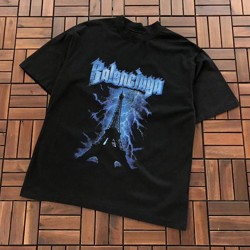 BALENCIAGA T-SHIRT 77052666 (im 185CM 70KG iwear size S in the photo)