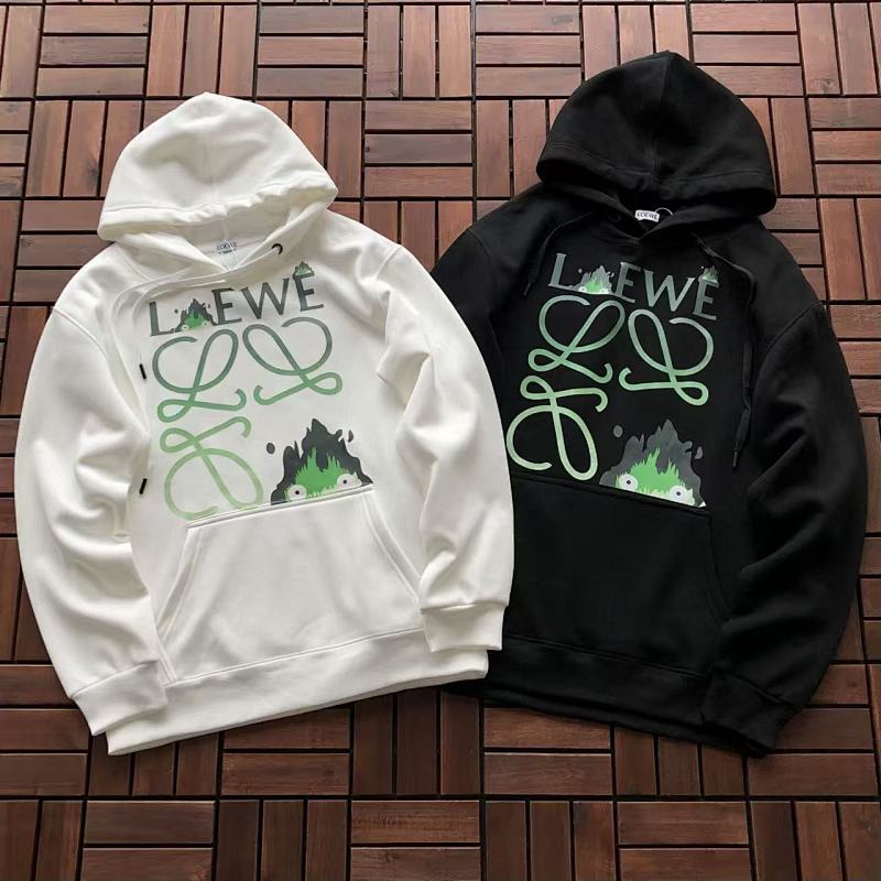LOEWE HOODIE FLEECE 22102288 (im 176CM 58KG iwear size XL in the photo)
