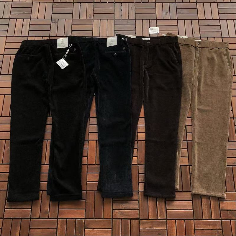 BRUNELLO CUCINELLI TROUSERS 55070390 (im 185CM 70KG iwear size 33 in the photo)