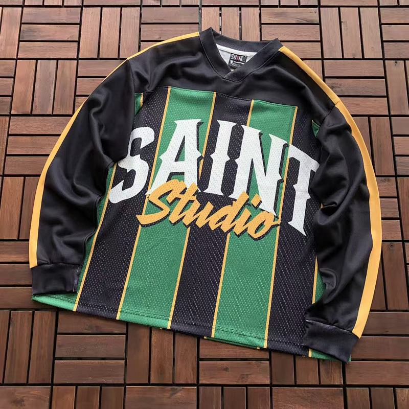 SAINT MICHAEL LONG-SLEEVE 33110802 (im 172CM 66KG iwear size M in the photo)