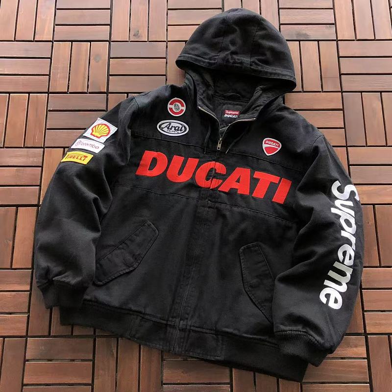 SUPREME & DUCATI COTTON JACKET 77072293 (im 185CM 70KG iwear size M in the photo)