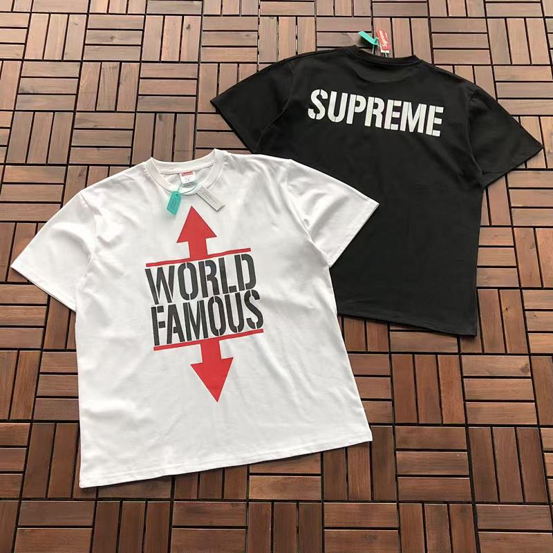 SUPREME T-SHIRT 88040424 (im 180CM 68KG iwear size M in the photo)