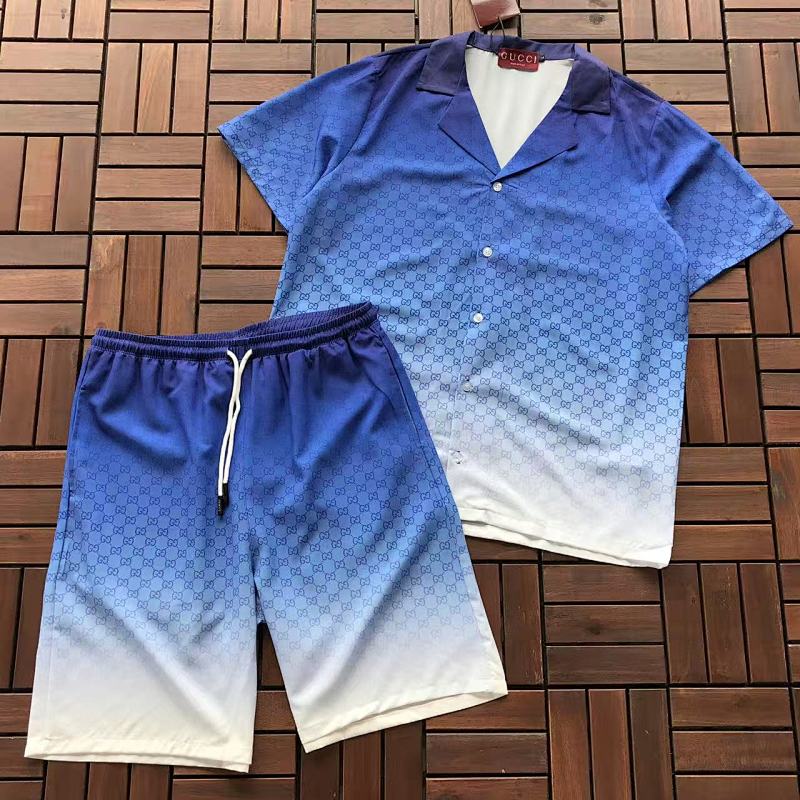 GUCCI T-SHIRT SHIRT SHORTS 77041352 (im 185CM 80KG iwear size L in the photo)