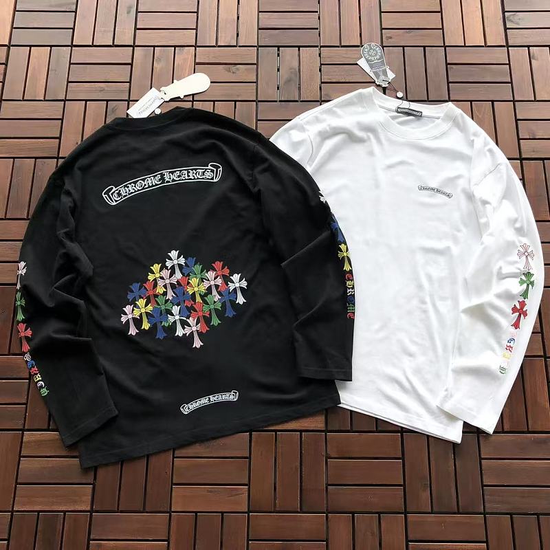 CHROME HEARTS LONG-SLEEVE 66073140 (im 185CM 70KG iwear size L in the photo)