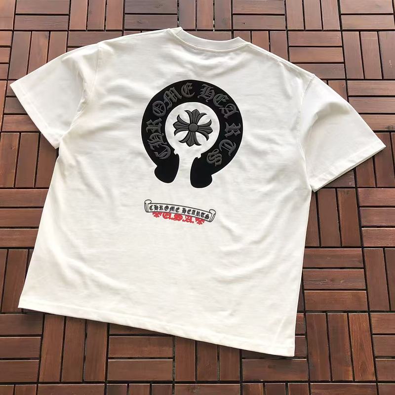 CHROME HEARTS T-SHIRT 55082109 (im 185CM 70KG iwear size XL in the photo)