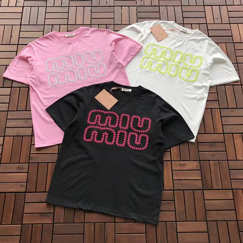 MIU MIU T-SHIRT 77030103 (im 185CM 70KG iwear size L in the photo)